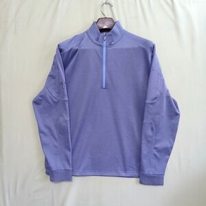 Callaway Golf Pullover Men's Medium Blue 1/4 Zip Swing Tech Sportswear NWOT Med